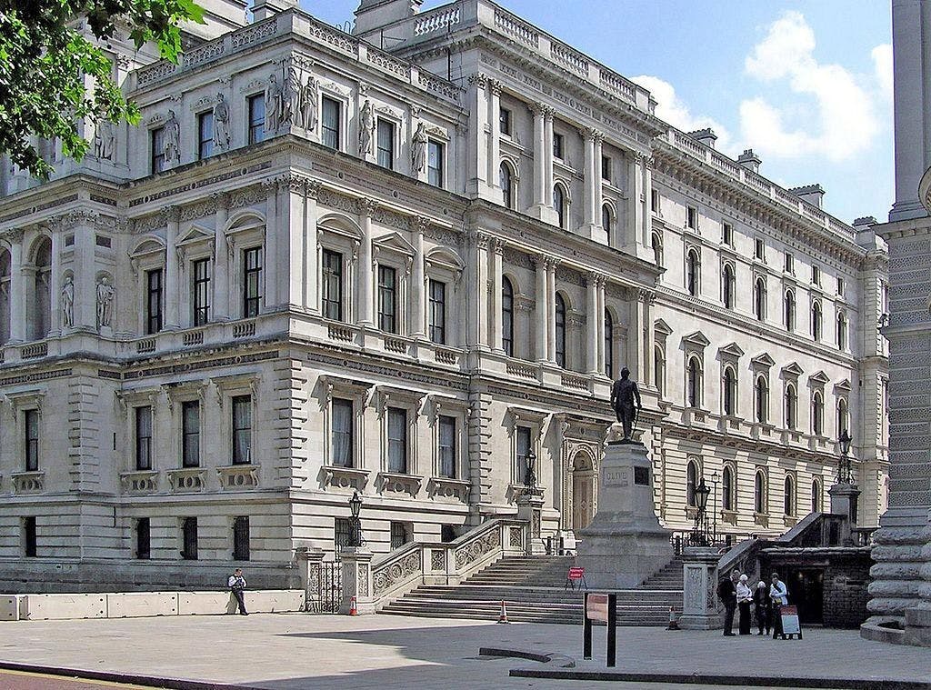 Le siège londonien du ministère britannique des affaires étrangères, le Foreign office.