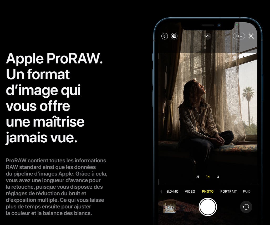 Le ProRAW est censé aider à tirer le meilleur parti des caméras des nouveaux iPhones.