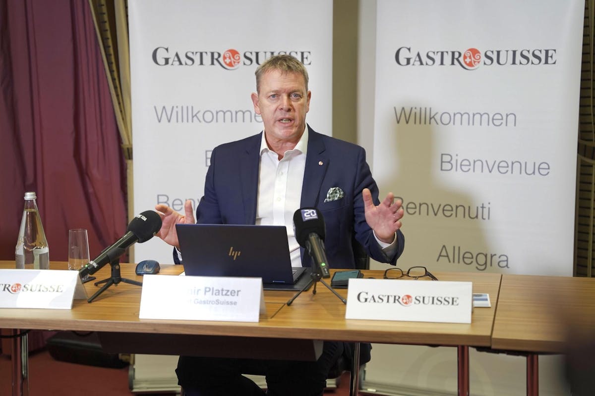 Le président de GastroSuisse, Casimir Platzer, pense que l’extension du certificat Covid est «discriminatoire» et «inutile».