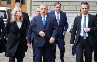 Viktor Orbán reçu par Alain Berset et Ignazio Cassis à Berne