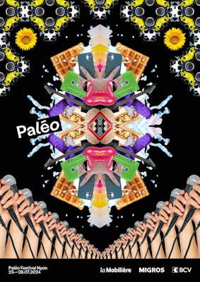 Des kaléidoscopes pour l'affiche 2024 du Paléo