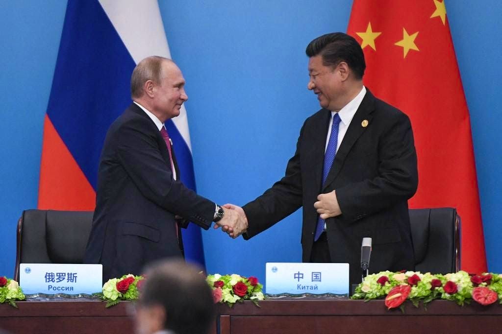 Xi Jinping et Vladimir Poutine le 15 septembre 2022 à Samarcande.