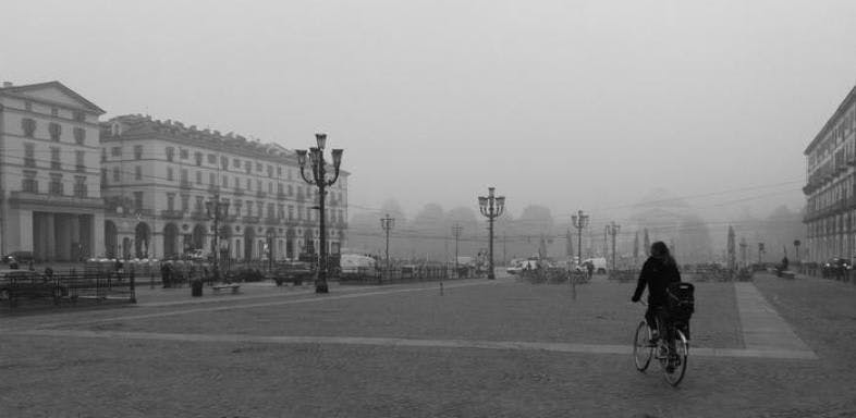Smog a Torino, 20 ottobre 2017 Ansa/Mauro Barletta