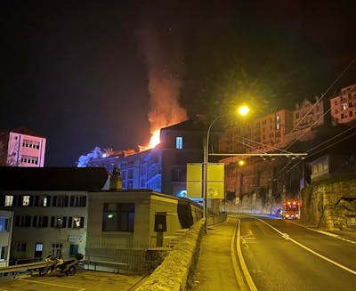 Neuchâtel: cinq étages évacués dans un immeuble en feu