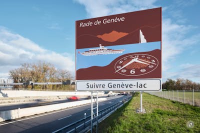 Genève a de nouveaux panneaux touristiques
