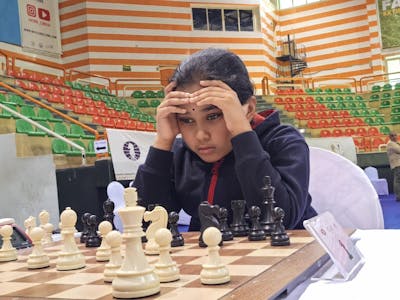 À 8 ans, elle devient championne d'Europe d'échecs