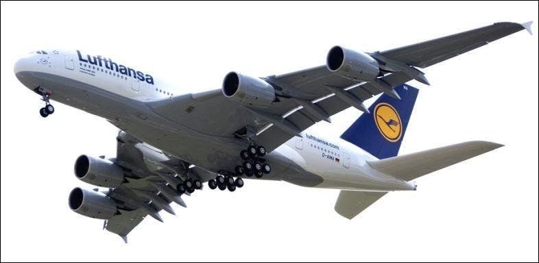 Einem A380 der Lufthansa ging in der Luft beinahe der Treibstoff aus.