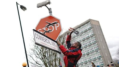 Le voleur présumé du Banksy à Londres interpellé