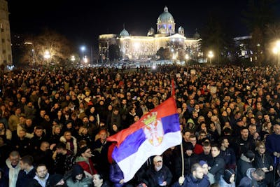 Pour Moscou, l'Occident cherche à «déstabiliser» la Serbie