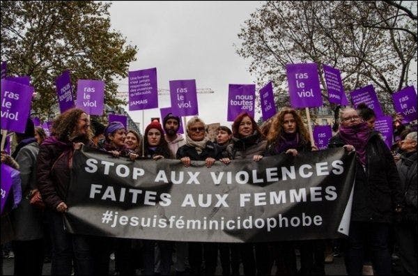 Manifestation à Paris contre les violences sexuelles. (Samedi 24 novembre 2018)