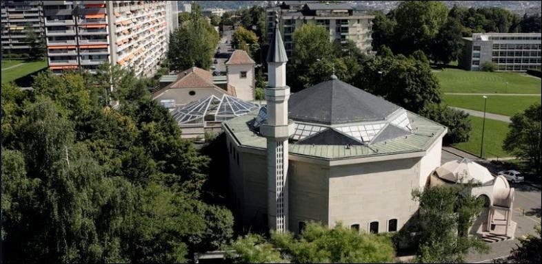 La mosquée du Grand-Saconnex a été inaugurée en 1978.