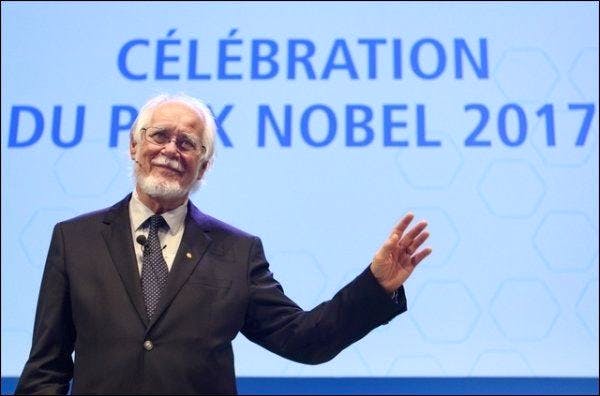 Jacques Dubochet a reçu le prix Nobel de chimie en 2017.
