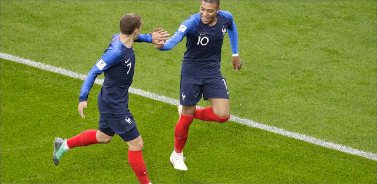 Les deux Français à la fête lors de la dernière Coupe du monde.