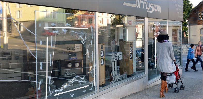 Le magasin hifi Concept Diffusion, à Lausanne, est une cible très prisée des voleurs.