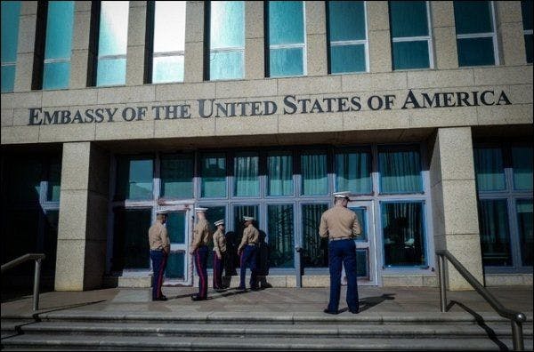 L'ambassade américaine à Cuba.