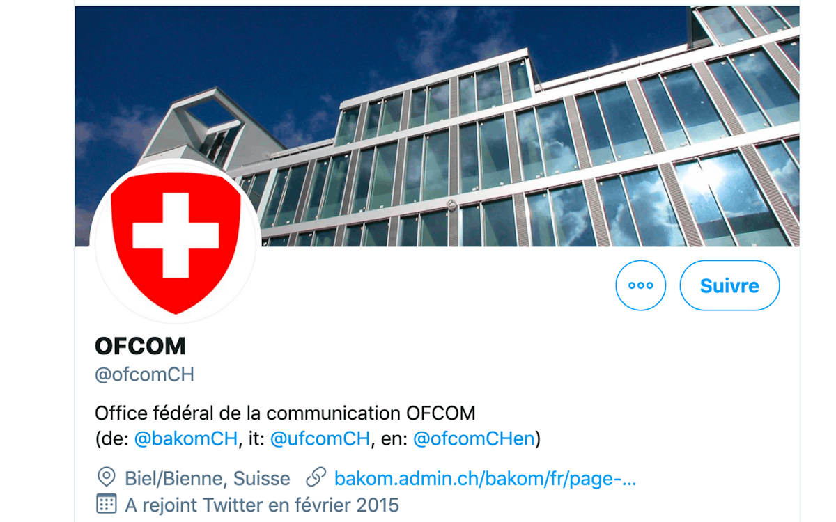 Les quatre comptes de l’Office, qui tweete en français, en allemand, en italien mais aussi en anglais, fonctionnent à nouveau depuis mercredi matin.
