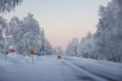 La Suède grelotte par -40 °C, un froid plus vu depuis 1999