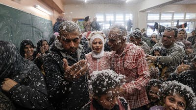 À Rafah, un mariage pour célébrer «la vie malgré la mort»