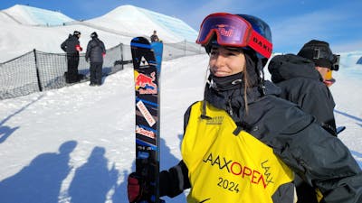Mathilde Gremaud intouchable à Laax