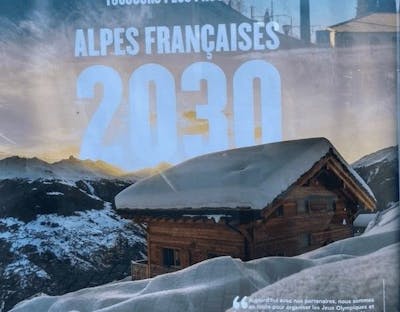 La France promeut les JO 2030... avec le Val d'Hérens!