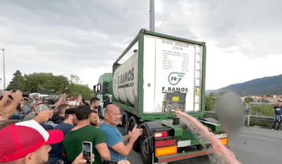 Les camionneurs espagnols ont peur de venir en France