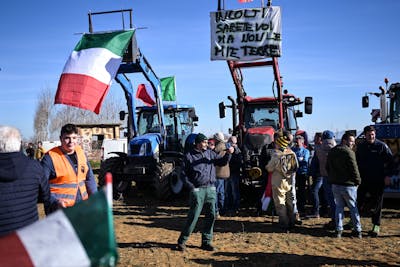 Les agriculteurs italiens marchent sur Rome