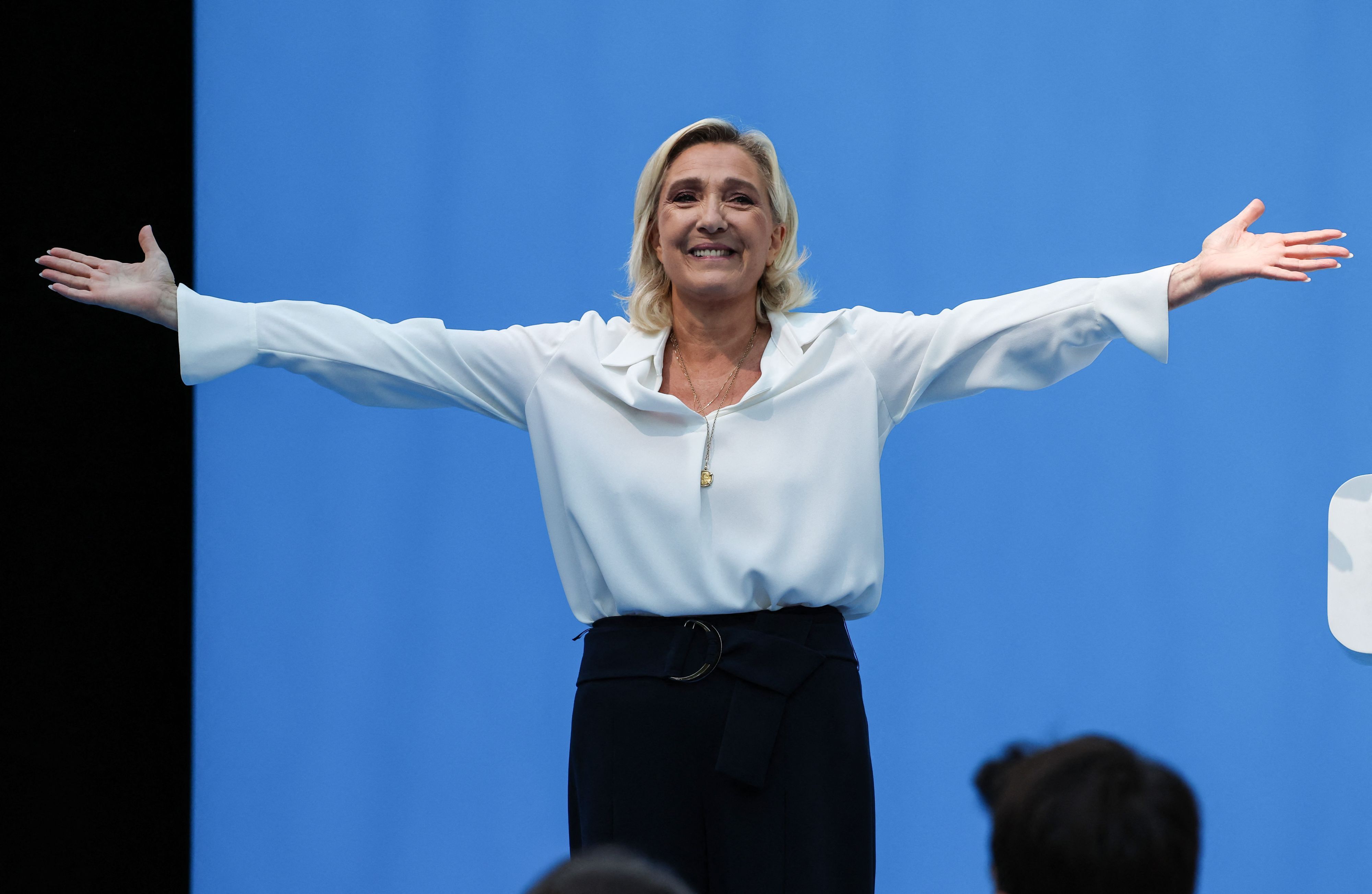 Marine Le Pen en tête des intentions de vote