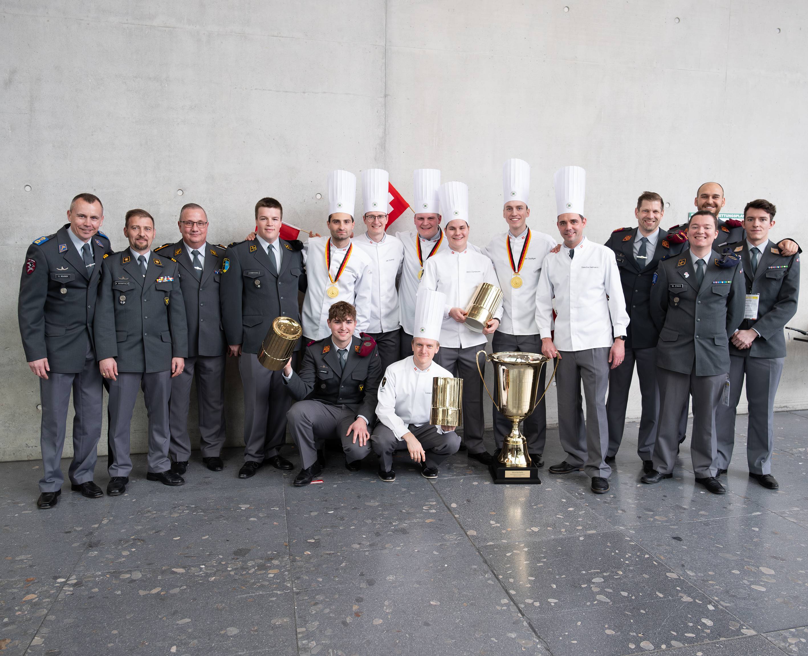 Les cuisiniers militaires suisses sont champions olympiques