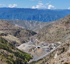 The Bulqizë chrome mine around 40 kilometers northeast of Tirana.