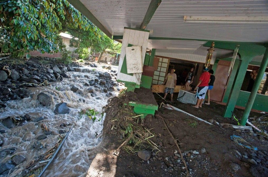 Des pluies torrentielles font de nombreux dégâts en Polynésie française