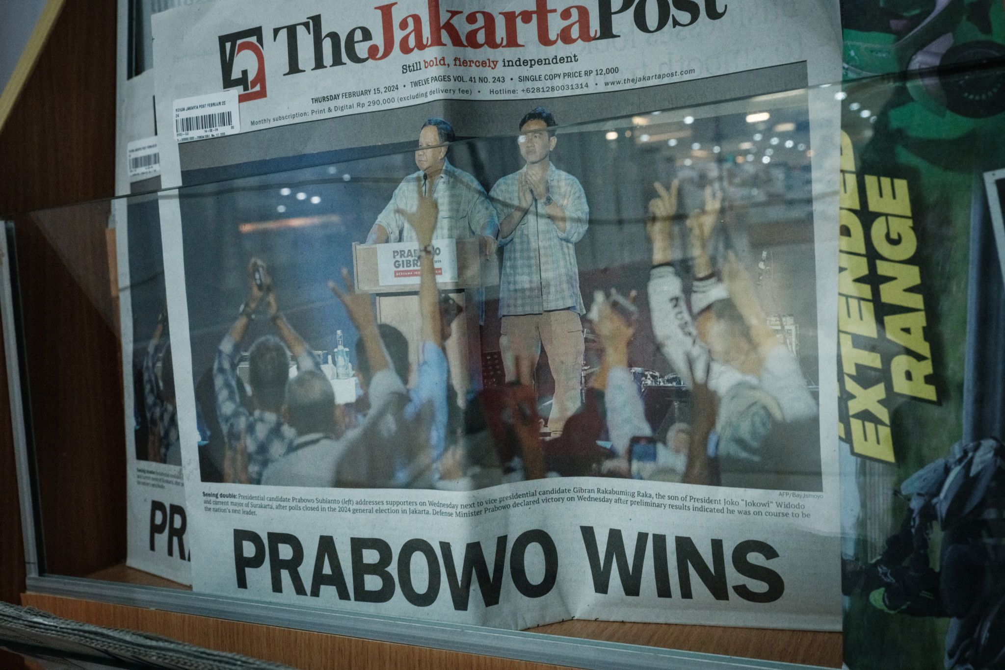 Prabowo Subianto en tête après un dépouillement partiel