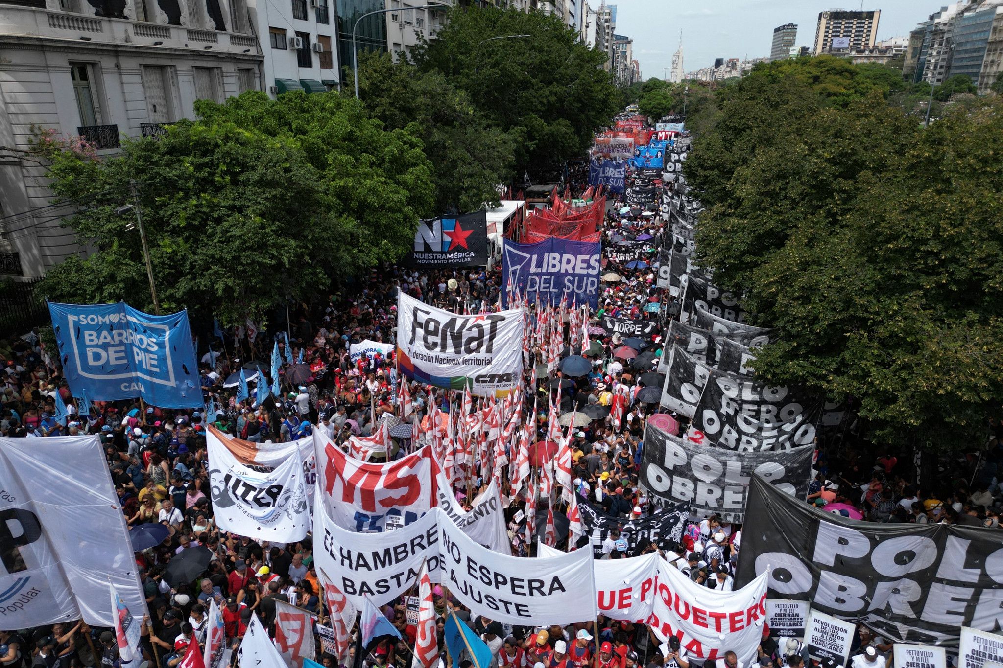 Les Argentins manifestent pour «l'urgence alimentaire»