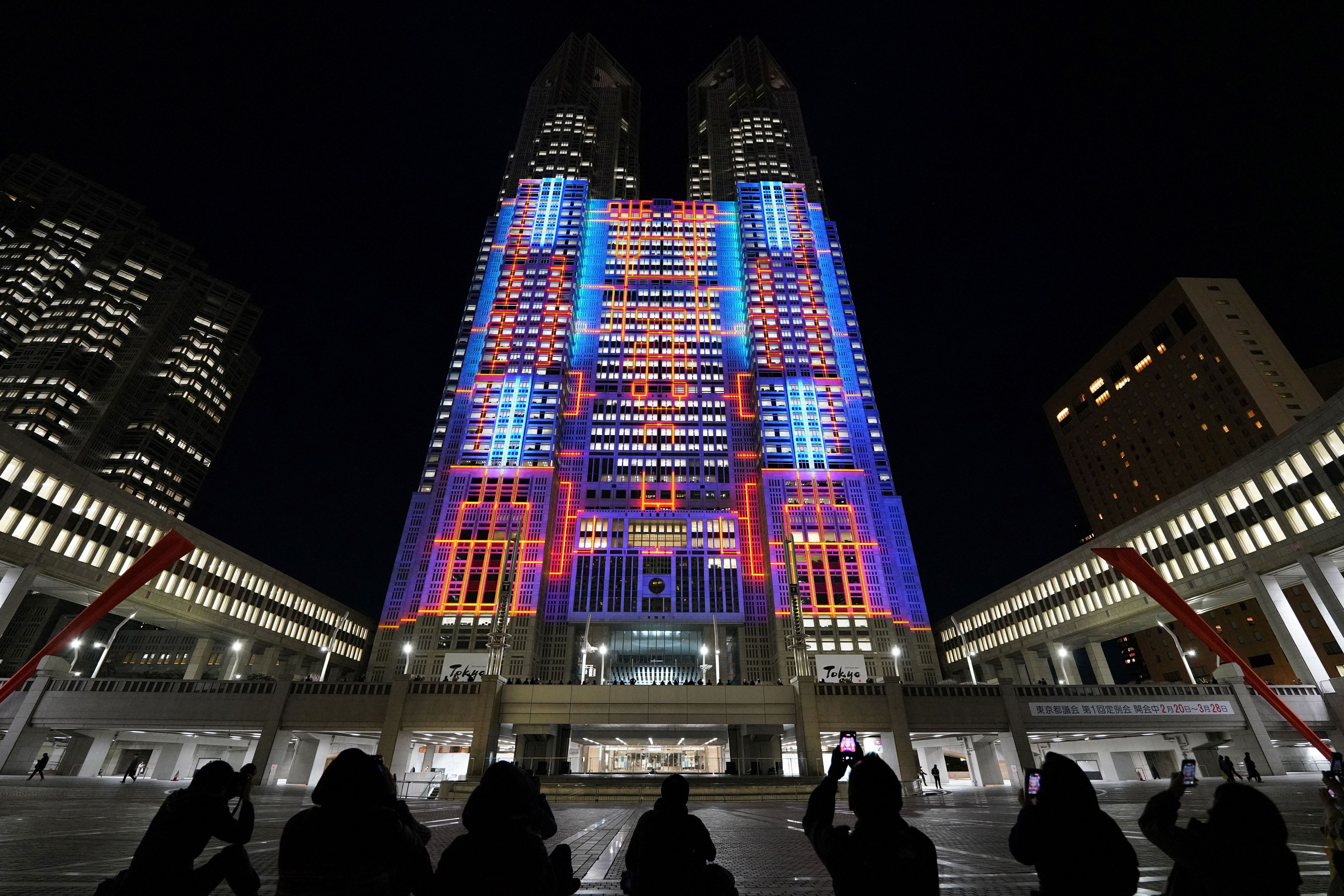 La plus grande projection architecturale au monde activée à Tokyo
