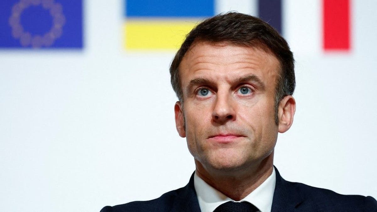 Pour Macron, l'envoi de troupes occidentales ne doit pas «être exclu»