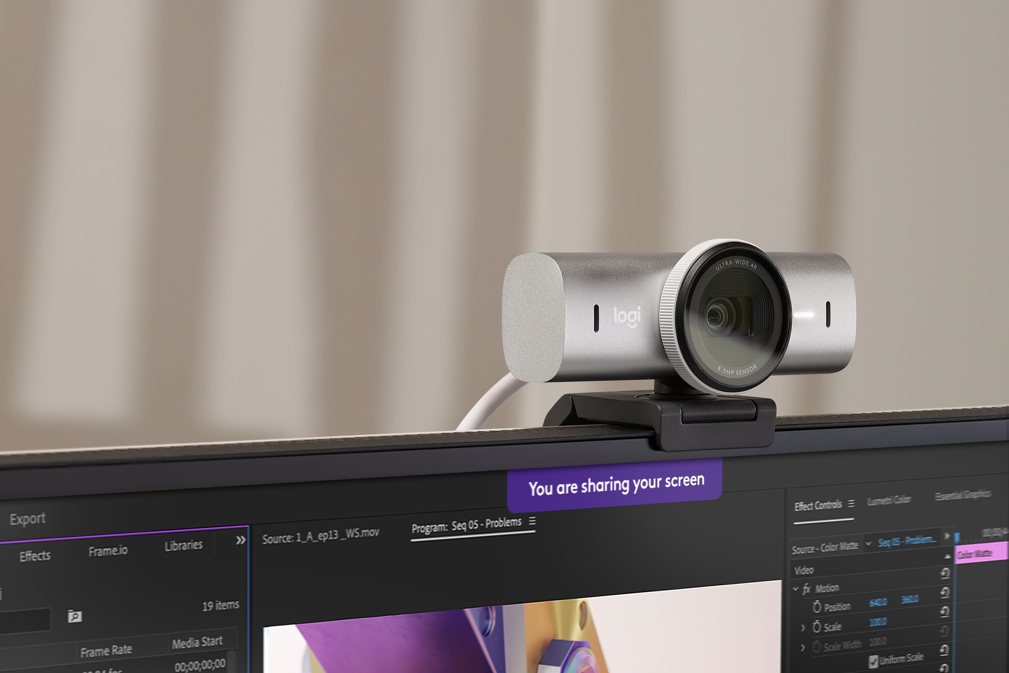 MX Brio, la webcam qui vise la hauteur