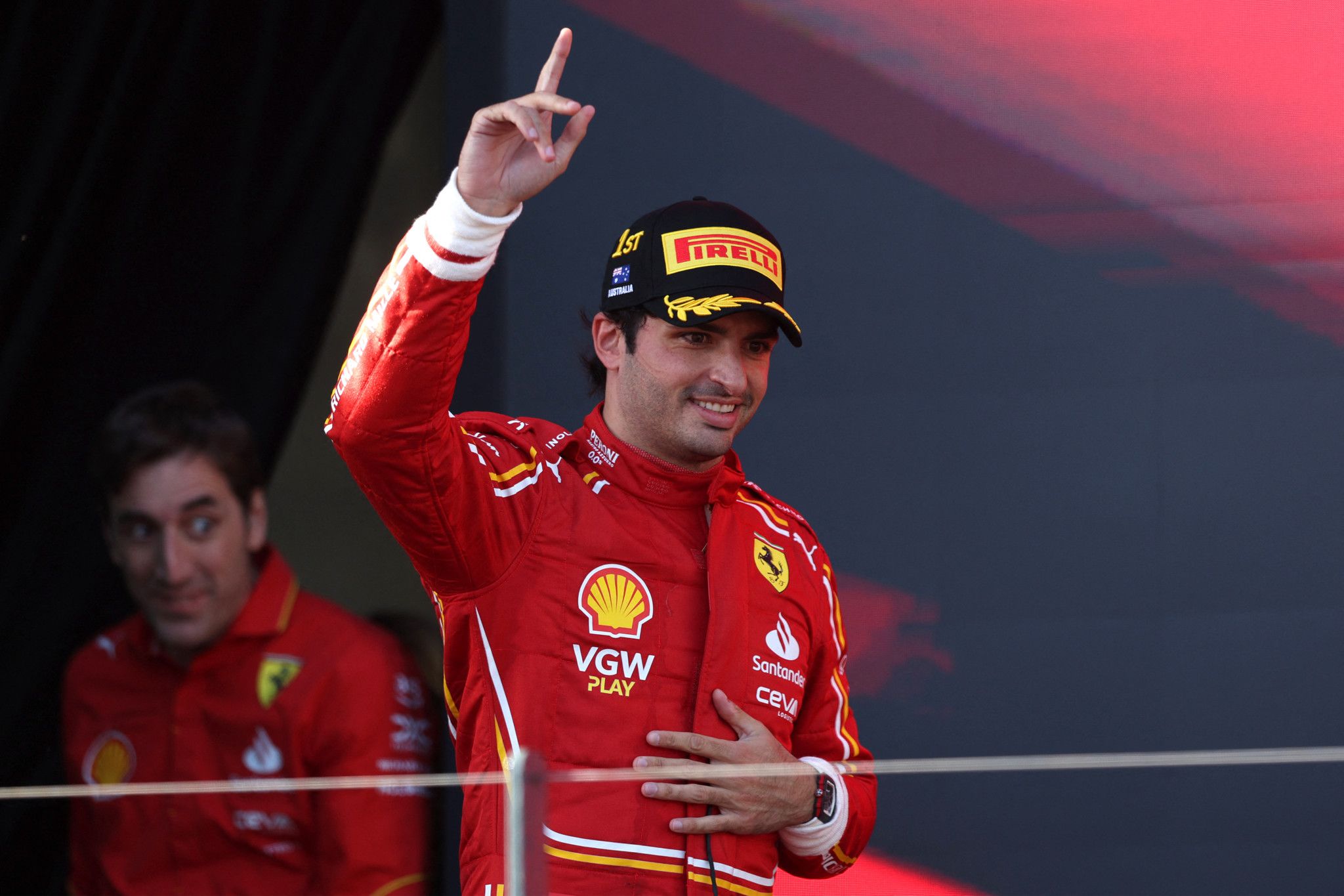 Carlos Sainz (Ferrari) remporte le Grand Prix d'Australie