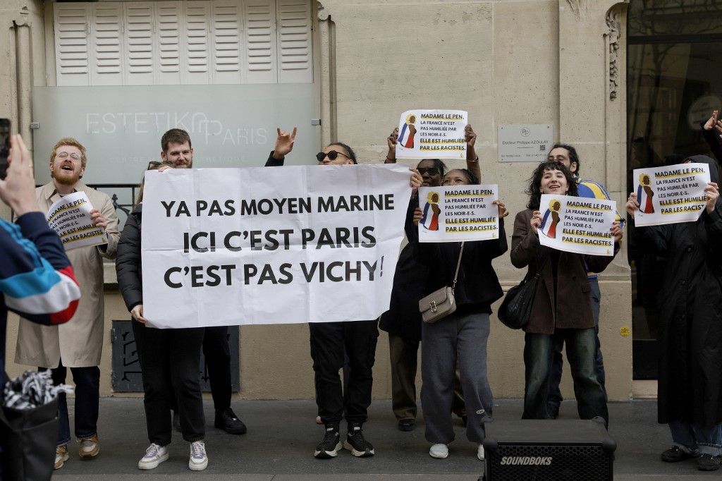 «Nous sommes venus faire un pied de nez à Marine Le Pen»