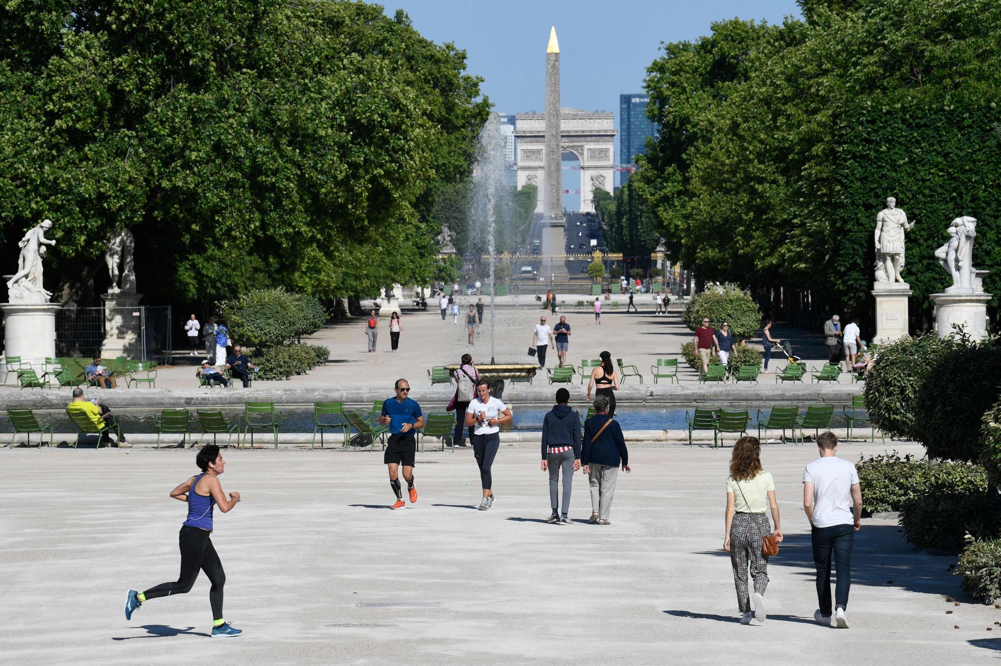 Le Jardin des Tuileries choisi pour la flamme olympique