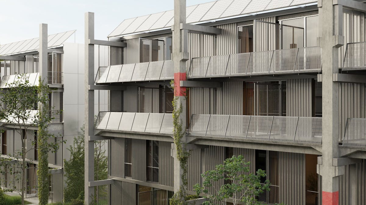 Nachhaltigkeit in Basel: Alte Parkhauselemente werden zu Wohnungen