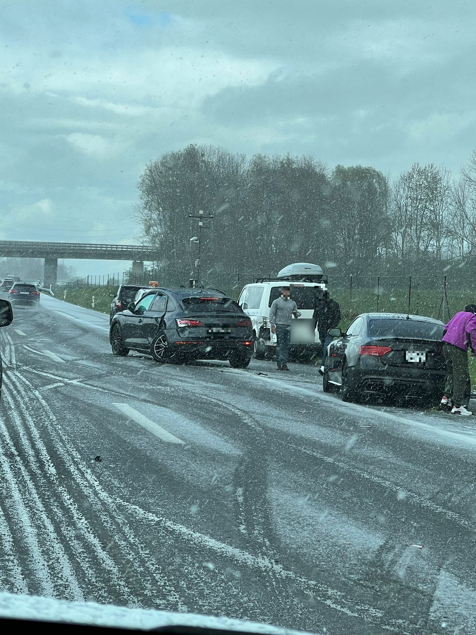 Chaos sur la route: quatre accidents en près d'une heure