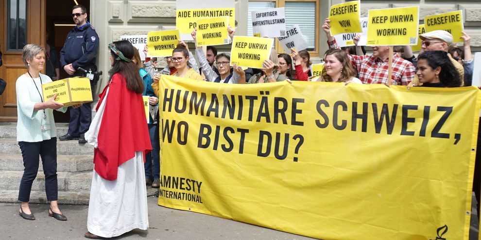 Amnesty: «Mais où est passée la Suisse humanitaire?»