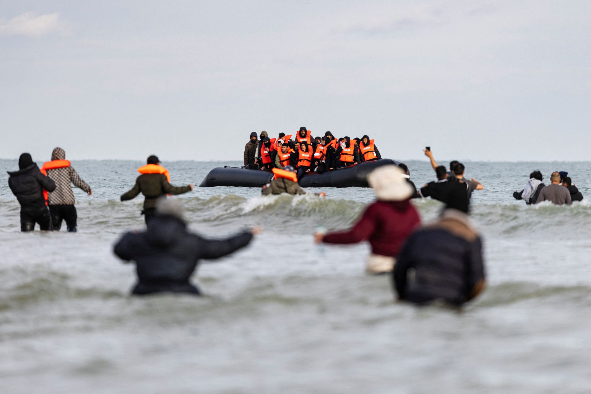 66 migrants secourus dans la Manche par la France