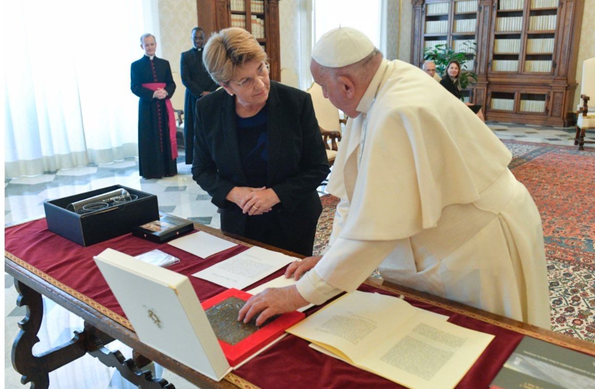 Viola Amherd a rencontré le pape au Vatican