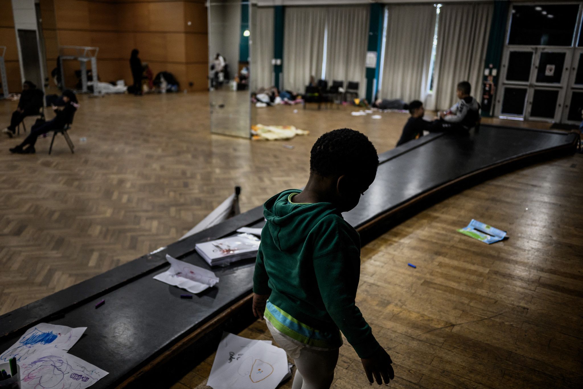 Plus de 150 sans-abris évacués d'un gymnase à Lyon