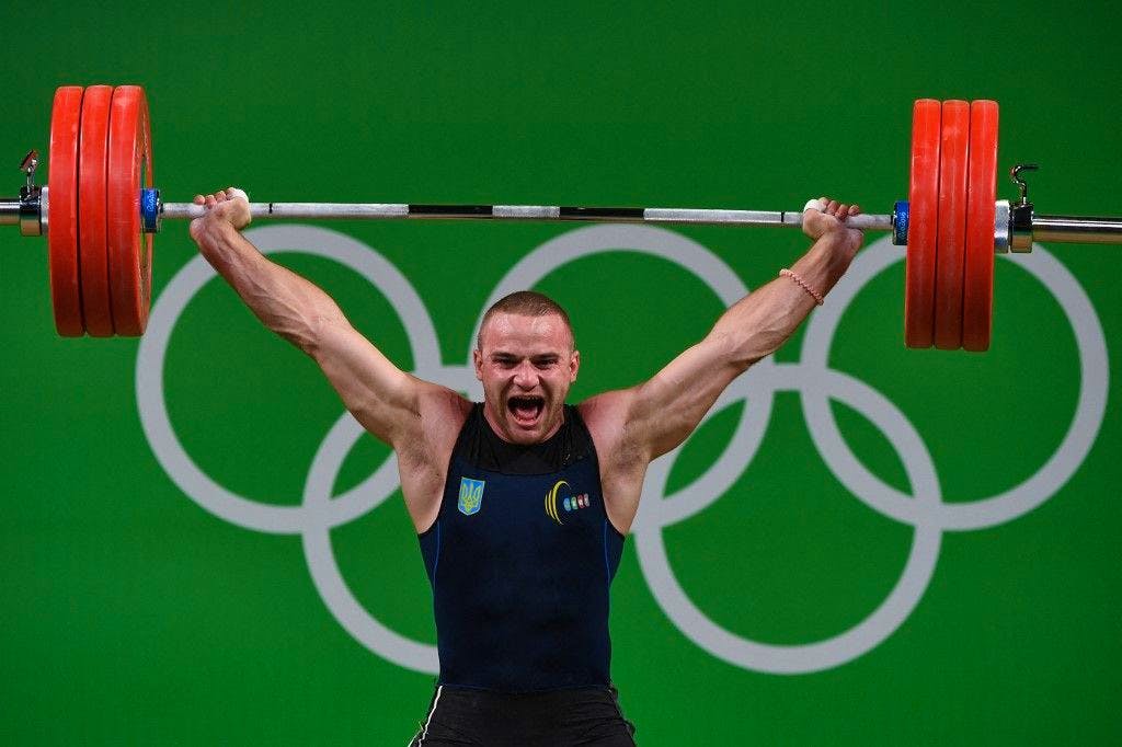 Der ukrainische Doppel-Europameister im Gewichtheben, Oleksandr Pielieschenko. (Archivbild)