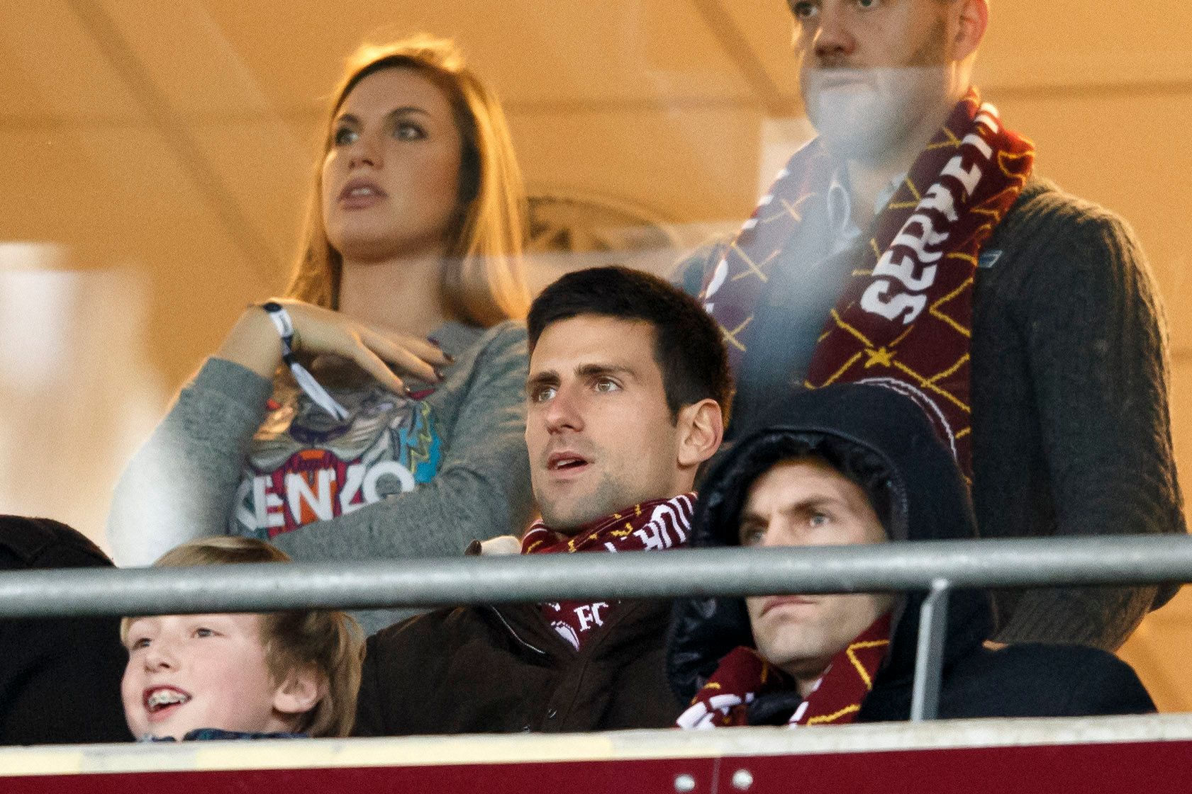 Quand Novak Djokovic venait supporter le Servette FC