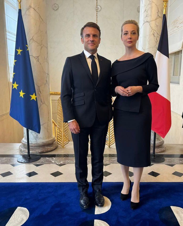 Emmanuel Macron a reçu la veuve d'Alexeï Navalny