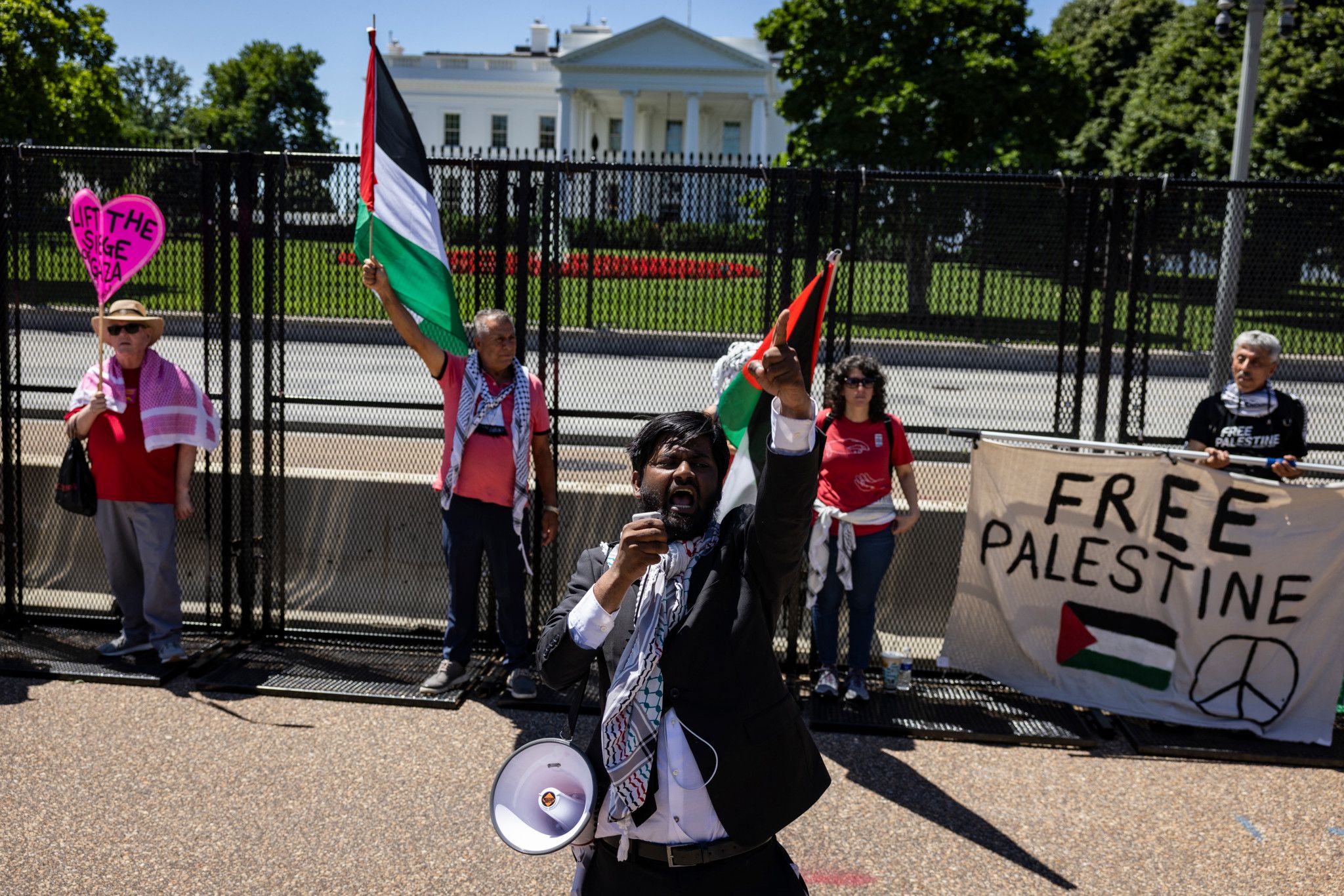 Des milliers de manifestants pro-palestiniens à Washington