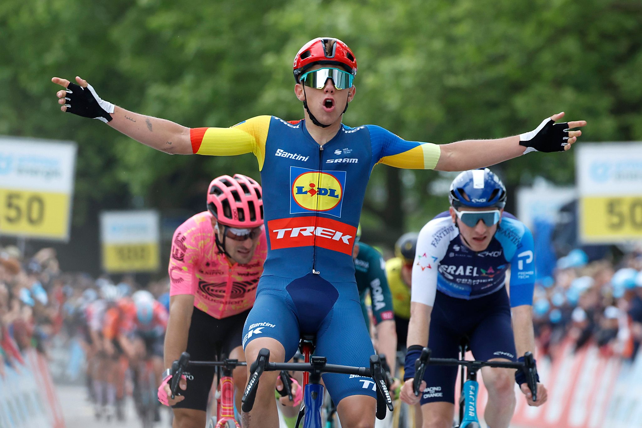 Thibau Nys gagne la 3e étape du Tour de Suisse