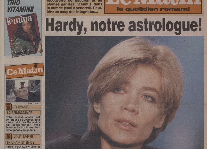 Quand Françoise Hardy était l'astrologue du «Matin»
